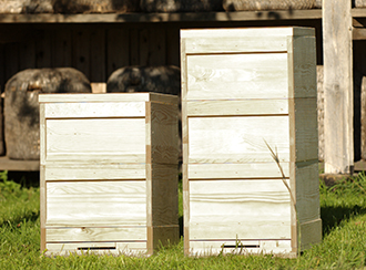 Liebig Zanderbeute Holzdeckel mit Dämmplatten Isolierung Bienenkasten