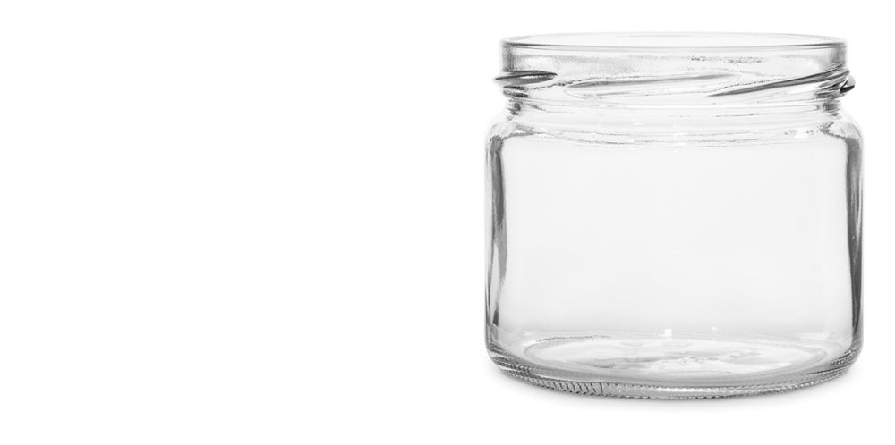 Round jar 330 ml 
