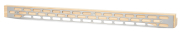 Flight hole sealing wedge with Velutina lock "longhole"