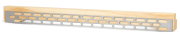 Segeberger flight hole sealing wedge with Velutina barrier "longhole" for flat bottom