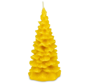 Kerze Tannenbaum, Frontansicht