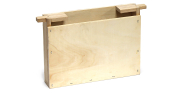 Holz-Futtertasche Mini Plus einfache Wabenbreite, Frontansicht