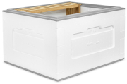 Imgut® Multibeute Dadant US Brutraumzarge, Kantenansicht, montiert, mit Rähmchen