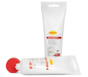 ApiDana Beutenkitt, Frontansicht, eine Tube stehend, eine Tube liegend offen