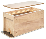 Rütli® Ablegerkasten DN / ZA, Kantenansicht, Deckel schwebend, DN Rähmchen
