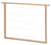 EWG® Rähmchen gedrahtet Zander Anderthalb 337 mm, gerade Seiten, Frontansicht