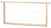 ApiTek® Rähmchen gedrahtet Zander 220 mm, gerade Seiten II, Frontansicht