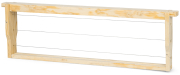ApiTek® Rähmchen gedrahtet Dadant US 141 mm, Hoffmann Seiten, Frontansicht