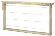 EWG® Rähmchen gedrahtet Langstroth 232 mm, Hoffmann-Seiten, Frontansicht