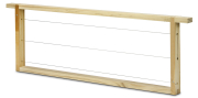 EWG® Rähmchen gedrahtet Zander 159 mm, gerade Seiten, Frontansicht
