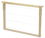 SIPA® Rähmchen Dadant Blatt Brut 300 mm, Hoffmann-Seiten, Frontansicht