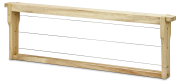 EWG® Rähmchen gedrahtet Dadant Blatt 145 mm, Hoffmann-Seiten, Frontansicht