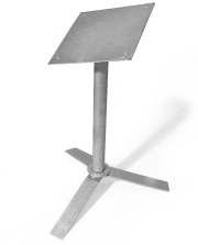 Smalto® Standfuß, Kantenansicht