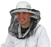ApiSina® Imkerschleier mit Ring, Frontansicht mit Witthelm