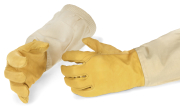 SIPA®Leder Handschuhe, Kantenansicht, angeschnitten