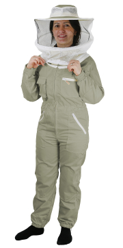 , FrontansichtBieno®Protect Schutzanzug Lady KHAKI