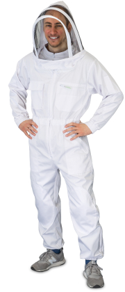 Bieno®Secure Schutzanzug 'WEISS', Frontansicht