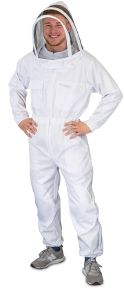 Bieno®Secure Schutzanzug 'WEISS', Frontansicht
