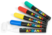 ApiDana® Königinnen Zeichenstifte, blau, weiss, gelb, rot, grün