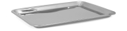 ApiTek® Edelstahl-Ablageblech "L"