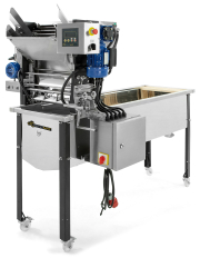 Bienomat® Entdecklungsmaschine 400 V, Kantenansicht von hinten