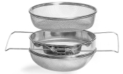 ApiNord® Doppelsieb, Frontansicht, Grobsieb schwebend