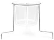 Bieno® Edelstahl-Stativ Ø 30,5 cm Frontalansicht mit Bieno®Plast Zylindersieb Ø 30,5 cm