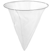 Großes Nylon-Spitzsieb grob, Frontansicht