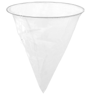 Großes Nylon-Spitzsieb extra fein, Frontansicht