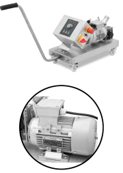 Bienomat® Honigpumpe auf Edelstahlwagen 230 V / 0,37 kW