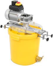 SIPA® Rührwerk mit 35 kg Abfüllkübel, Frontansicht