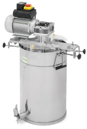 SIPA Rührwerk mit 50 kg Abfüllkübel, Frontansicht