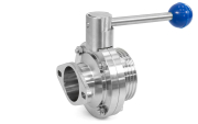 Disc valve DN 40 with pinch tap connection