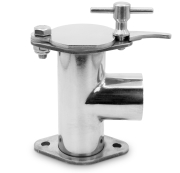 Pipe bend 90° incl. stainless steel pinch tap for FillOmat<sup>®</sup> honey Bottling Machines