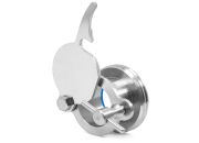 Stainless steel pinch tap 1.5 inch with DN40 external milk thread