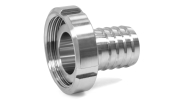 Hose adapter with 38 mm union nut to DN 40 milk thread