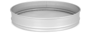 ApiTek® Edelstahl Grobsieb Ø 40 cm, 7,5 cm hoch, Frontansicht