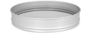 ApiTek® Edelstahl Feinsieb Ø 40 cm, 7,5 cm hoch, Frontansicht