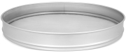 ApiTek® Edelstahl Feinsieb Ø 53 cm, 7,5 cm hoch, Frontansicht