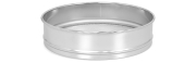 ApiTek® Edelstahl Grobsieb Ø 30 cm, 7,5 cm hoch, Frontansicht