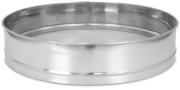 ApiTek® Edelstahl Feinsieb Ø 53 cm, 11,5 cm hoch, Frontansicht