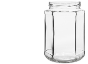 Sechseckglas 720 ml "solo" ohne Deckel