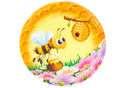 82er TO Deckel Biene mit Bienenstock
