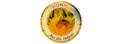 ApiSina® Deckelsiegel „Honig gelb, neutral“, Frontansicht