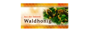 ApiSina® Kleines Etikett „Waldhonig“, Frontansicht