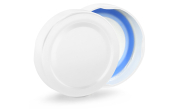 58er Deep Deckel weiss Blueseal®, Front- und Rückansicht