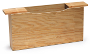 Holz-Futtertasche Zander doppelte Wabenbreite, Frontansicht