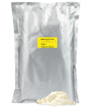 Gelée Royale lyophilisiert 1 kg, Frontansicht mit Pulver