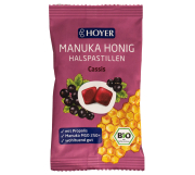 Hoyer Manuka honey throat lozenges with blackcurrant