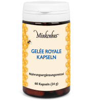 Minkenhus® Gelée Royale Kapseln, Frontansicht
